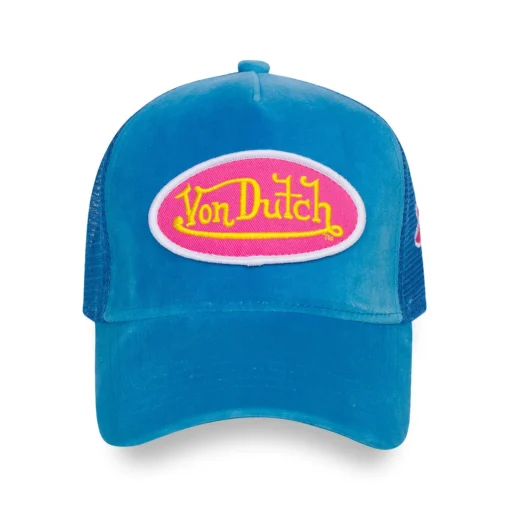 Blue Hollywood Velvet Trucker