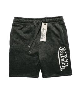 Dark Black Von Dutch Shorts