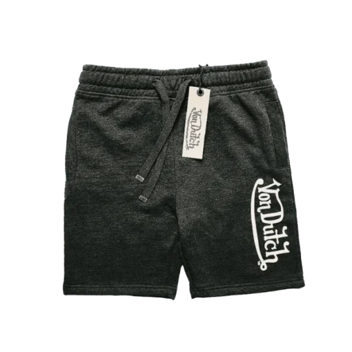 Dark Black Von Dutch Shorts