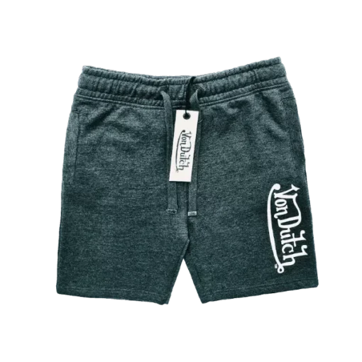 Dark Grey And White Von Dutch Shorts