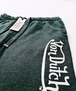 Dark Grey And White Von Dutch Shorts