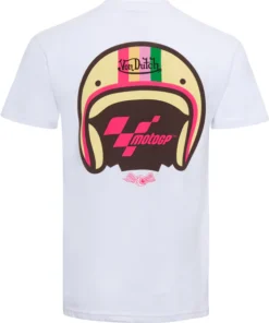 MOTO 4 HELMET WHITE SS TEE