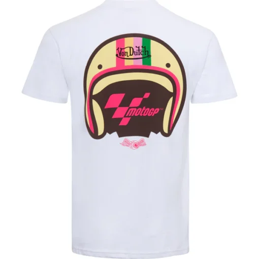 MOTO 4 HELMET WHITE SS TEE