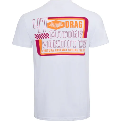 MOTO 4 VENTURA RACEWAY WHITE SS TEE