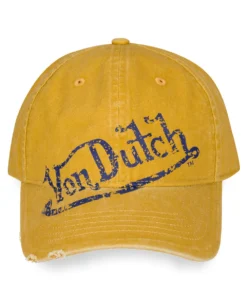 Mustard Distressed Dad Hat