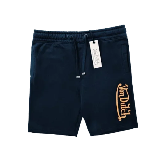 Navy And Orange Von Dutch Shorts