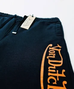 Navy And Orange Von Dutch Shorts