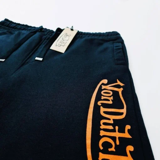 Navy And Orange Von Dutch Shorts