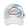 Neon Logo White Trucker