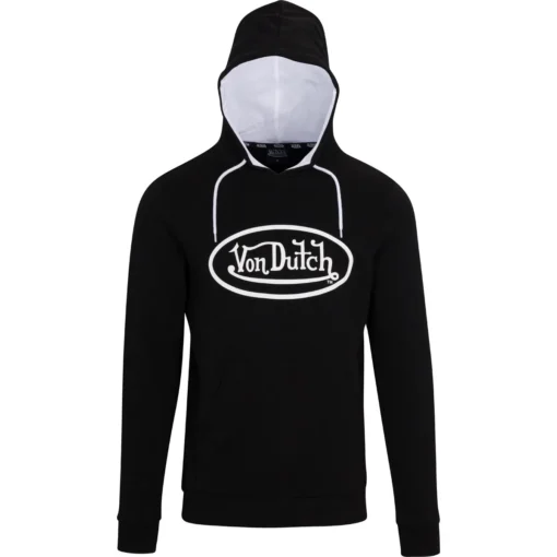 ORIGINALS LOGO PATCH BLACK HOODIE