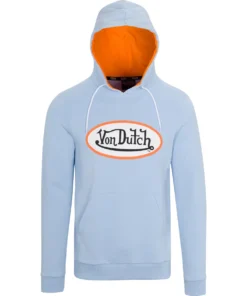 ORIGINALS LOGO PATCH LIGHT BLUE HOODIE