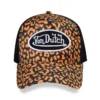 Orange Cheetah Velvet TRUCKER