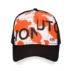 Orange Splatter Trucker