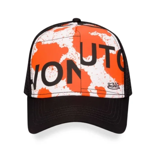 Orange Splatter Trucker