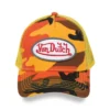 Orange Yellow Camo Trucker