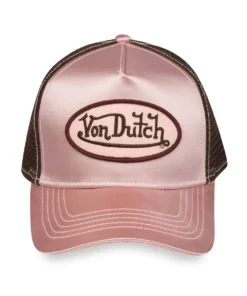 Pink Satin Trucker