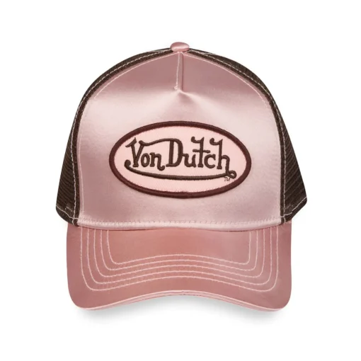 Pink Satin Trucker