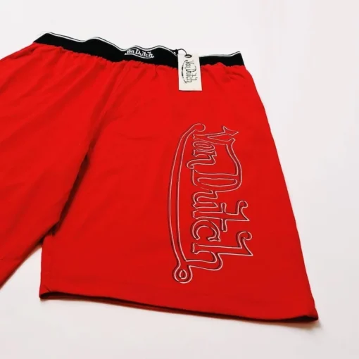 Red Von Dutch Shorts