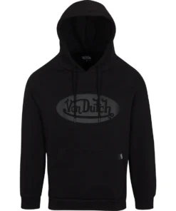 UNISEX BLACK ON BLACK HOODIE