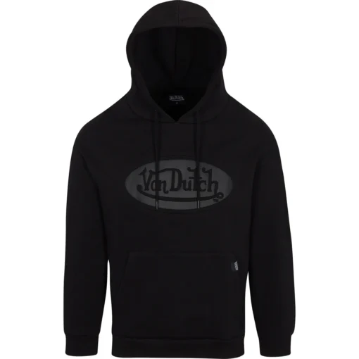 UNISEX BLACK ON BLACK HOODIE