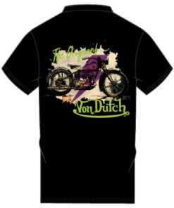 VON DUTCH BIKER BLACK SS TEE