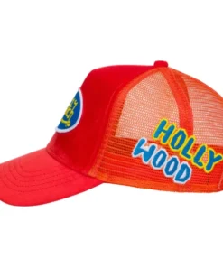 Vibrant Orange Hollywood Velvet Trucker