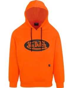 Von Dutch Black & Orange Hoodie