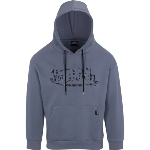 Von Dutch Blueberry Cheetah Wordmark Hoodie