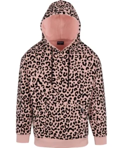 Von Dutch Pink Cheetah Hoodie