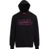 WOMEN’S PURPLE RHINESTONE BLACK HOODIE