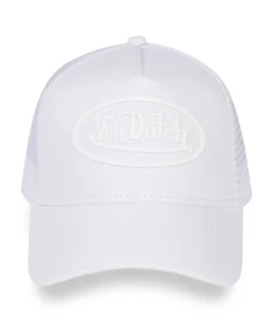 White Rubber Patch Trucker