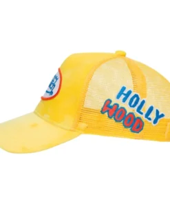 Yellow Hollywood Velvet Trucker