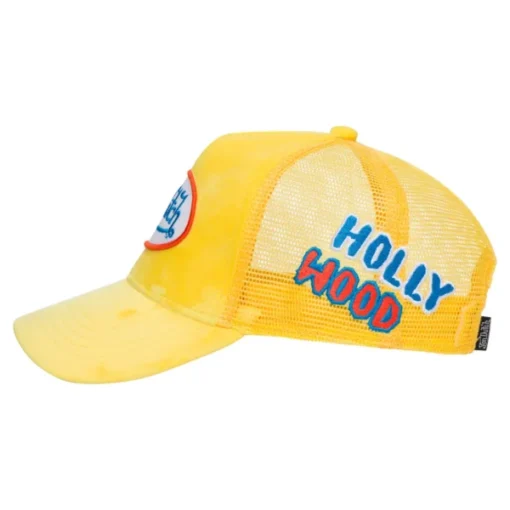 Yellow Hollywood Velvet Trucker